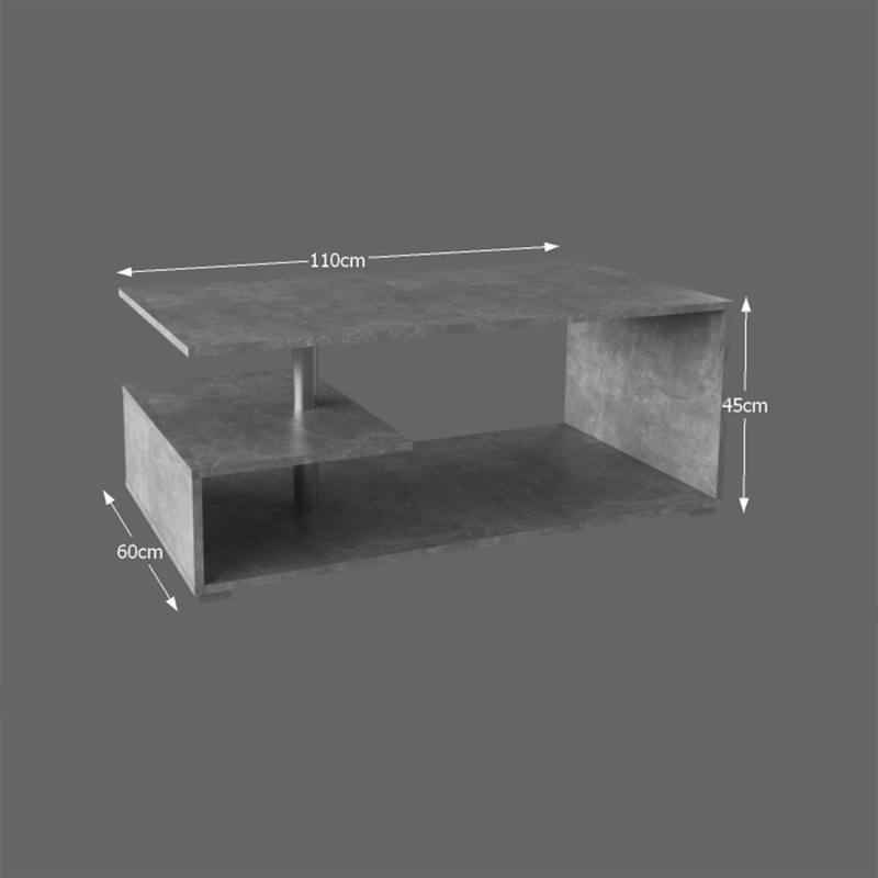 Casa si Gradina - Mobilier - Mese si birouri - Masute de cafea - Masuta cafea, ciment, DORISA - Infinity.ro