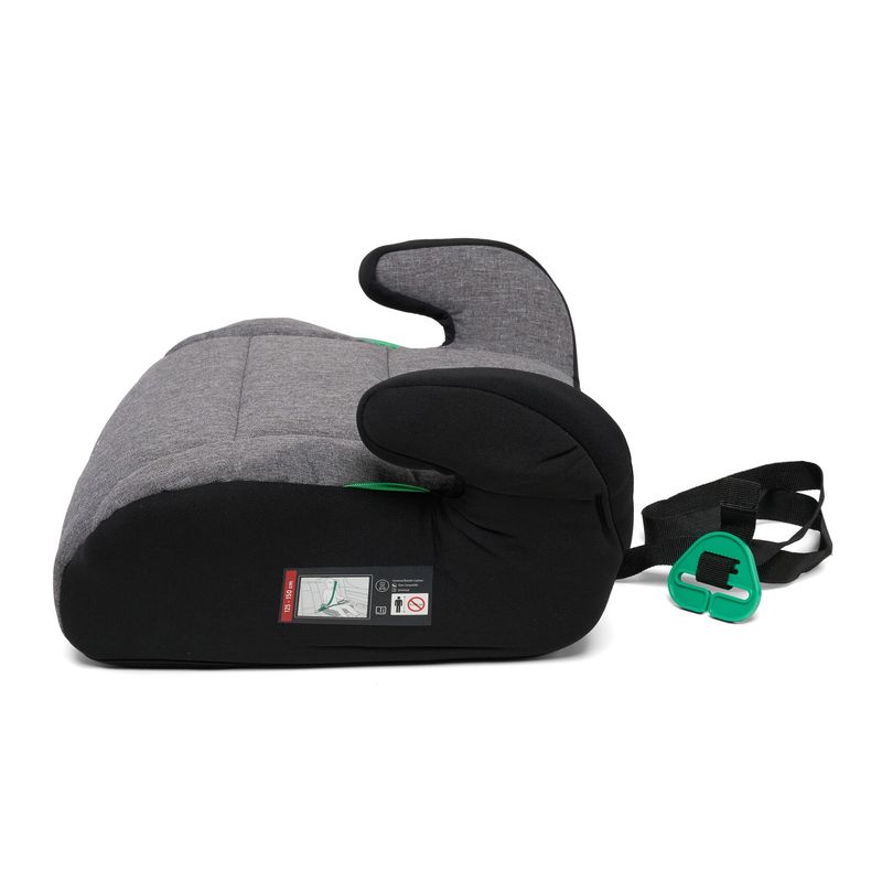 Jucarii, Copii si Bebe - Carucioare si articole de transport - Scaune auto copii - Inaltator auto pentru copii U-Grow, 125-150cm, certificat R129, fara isofix, gri/negru - Infinity.ro