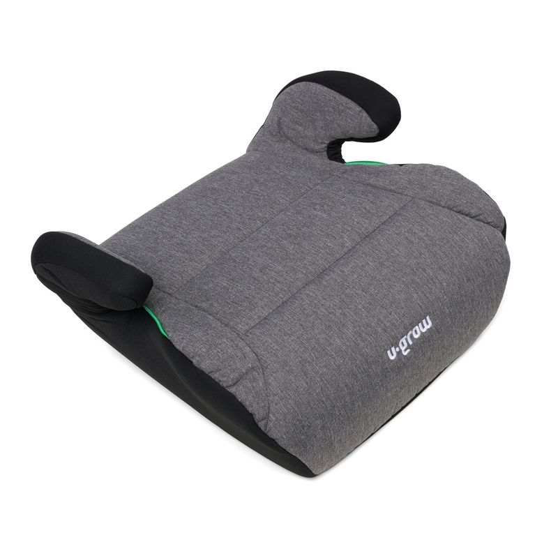 Jucarii, Copii si Bebe - Carucioare si articole de transport - Scaune auto copii - Inaltator auto pentru copii U-Grow, 125-150cm, certificat R129, fara isofix, gri/negru - Infinity.ro