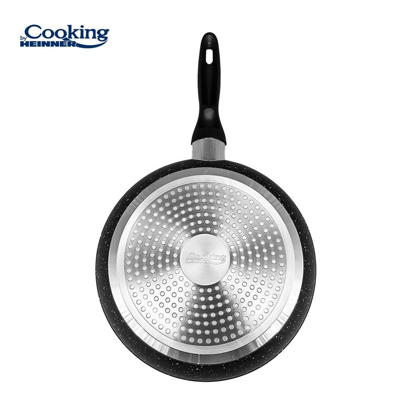 Casa si Gradina - Bucatarie si vesela - Vase pentru gatit - Tigai si seturi - Tigaie Cooking by Heinner Onix, aluminiu forjat, 24 x 4.8 cm - Infinity.ro