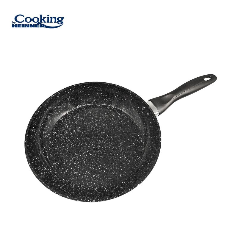 Casa si Gradina - Bucatarie si vesela - Vase pentru gatit - Tigai si seturi - Tigaie Cooking by Heinner Onix, aluminiu forjat, 24 x 4.8 cm - Infinity.ro