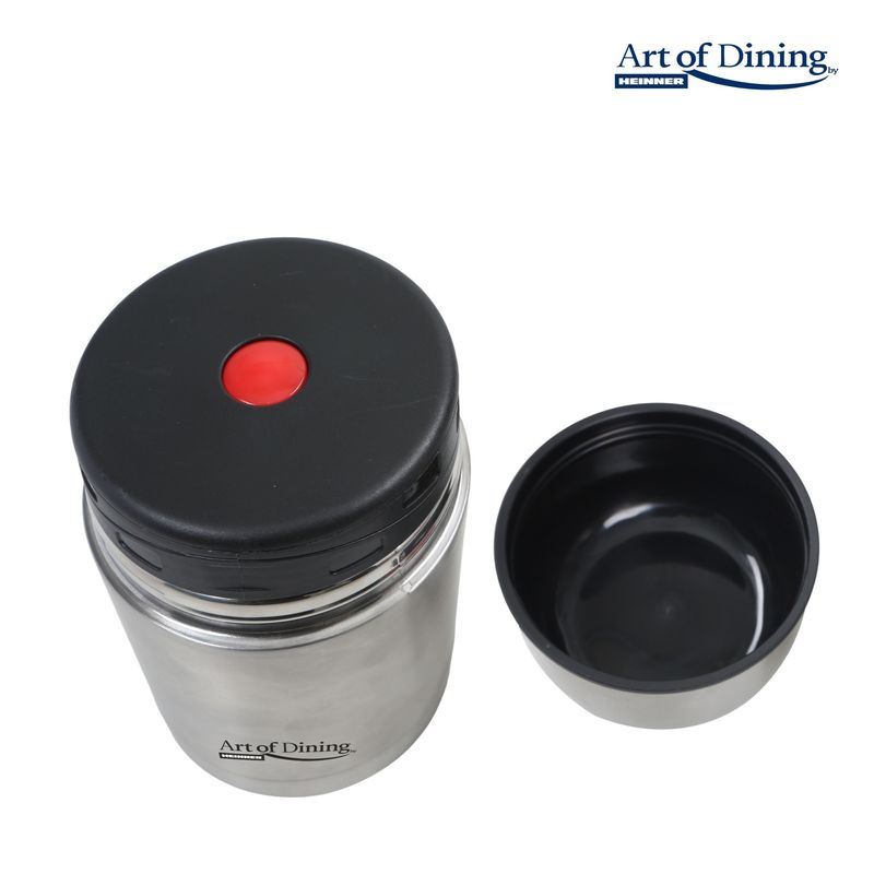 Casa si Gradina - Bucatarie si vesela - Organizare si depozitare bucatarie - Cutii alimentare - Caserola termica cu perete dublu Art of dining by Heinner, inox, 500 ml - Infinity.ro