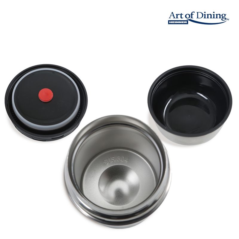 Casa si Gradina - Bucatarie si vesela - Organizare si depozitare bucatarie - Cutii alimentare - Caserola termica cu perete dublu Art of dining by Heinner, inox, 500 ml - Infinity.ro
