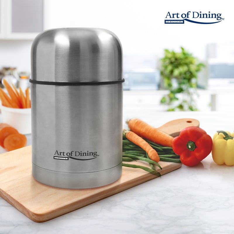 Casa si Gradina - Bucatarie si vesela - Organizare si depozitare bucatarie - Cutii alimentare - Caserola termica cu perete dublu Art of dining by Heinner, inox, 500 ml - Infinity.ro