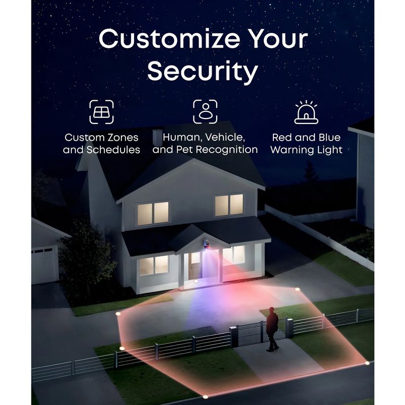 Casa si Gradina - Electrice - Smart Home - Camere de supraveghere - Kit Supraveghere Video Eufy NVR S4, 4 Camere PoE (2 Bullet-PTZ, 2 Turret), Rezolutie 4K, Night Vision Color, 2TB HDD - Infinity.ro