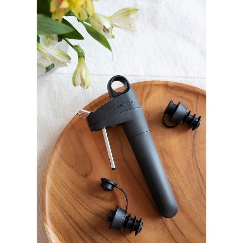 Casa si Gradina - Bucatarie si vesela - Accesorii bar - Tirbusoane si dopuri - Set sistem conservare vin Coravin Pivot +, negru - Infinity.ro