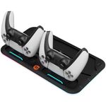 PC, gaming si accesorii - Gaming - Accesorii gaming - Accesorii console gaming - Suport de racire multifunctional Canyon CS-5 pentru Playstation 5, negru, RGB - Infinity.ro