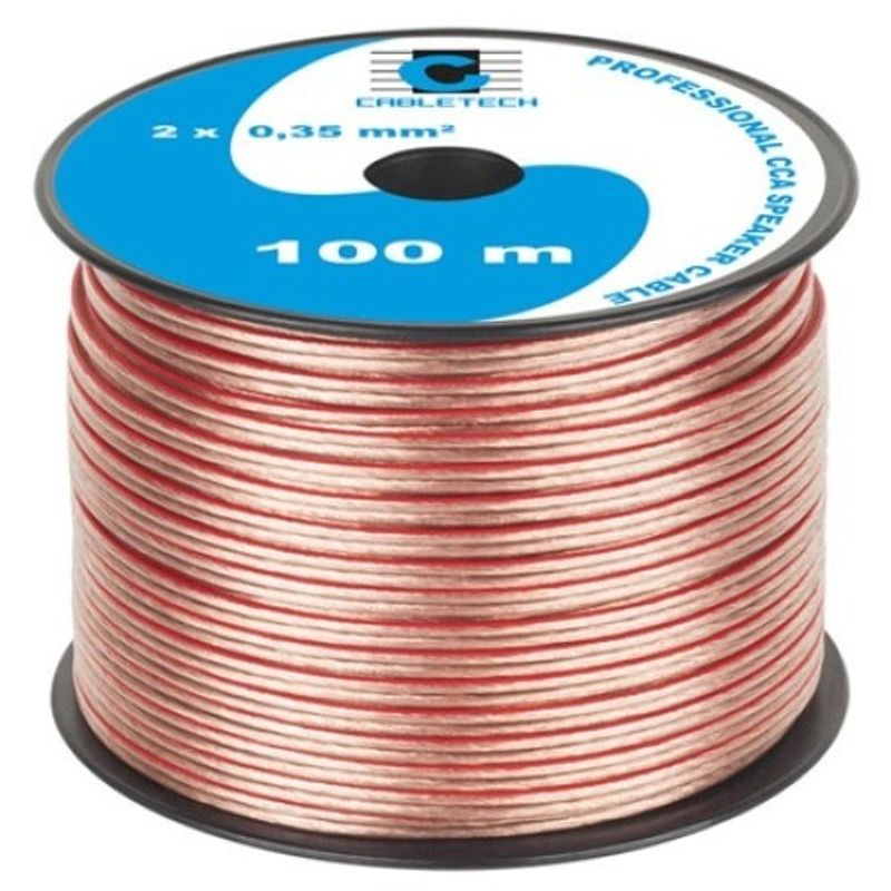 TV, Audio-Video si Foto - Audio Hi-Fi - Accesorii Audio Hi-Fi - Cablu difuzor cca 2x0.35mm transparent 100m - Infinity.ro