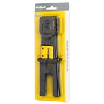 Casa si Gradina - Constructii - Scule de mana si unelte - Clesti si patenti - Cleste sertizare RJ45 RJ12 RJ11 RJ 6P RJ 8P + cutit pentru dezizolare REBEL RB-1007 - Infinity.ro