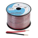 TV, Audio-Video si Foto - Audio Hi-Fi - Accesorii Audio Hi-Fi - Cablu din CCA pentru difuzor, 2 x 0.10 mm, 100 m, Rosu/Negru - Infinity.ro