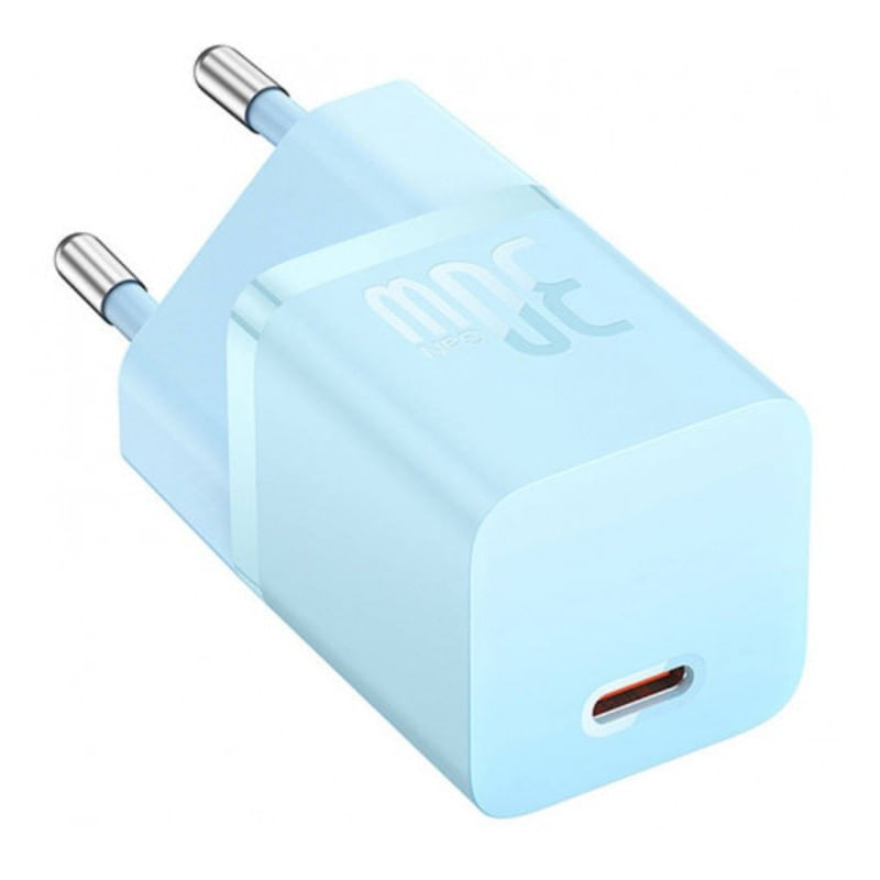 Laptop, Telefoane si Tablete - Telefoane mobile si accesorii - Accesorii Telefoane - Incarcatoare telefoane - INCARCATOR retea Baseus Mini, GaN5 Fast Charger 30W, 1 x USB Type-C 5V/3A,  albastru "CCGN070603" - 6932172624453 - Infinity.ro