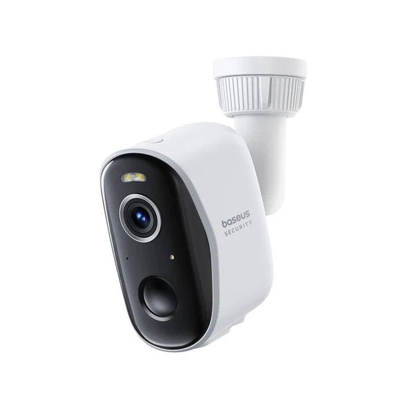 Casa si Gradina - Electrice - Smart Home - Camere de supraveghere - Camera Waterproof de Supraveghere Exterior, 2K, 16GB, 2x Camera Kit - Baseus N1 (S0TW002131) - White - Infinity.ro