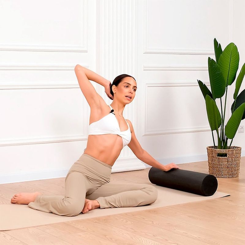 Ingrijire personala si Cosmetice - Sanatate si wellness - Articole wellness - Aparate si dispozitive de masaj - Rola masaj REBEL ACTIVE RBA-3052-90, 15 x 90cm - Infinity.ro