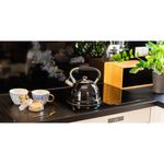 Casa si Gradina - Bucatarie si vesela - Vase pentru gatit - Ceainice si infuzoare - Ceainic, Teesa, 3L, otel inoxidabil, pentru toate tipurile de plite, negru - Infinity.ro