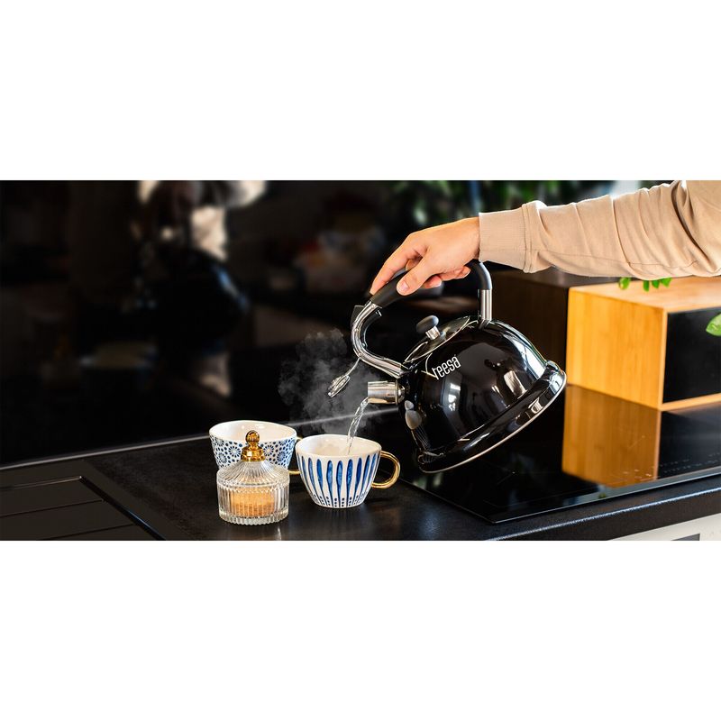 Casa si Gradina - Bucatarie si vesela - Vase pentru gatit - Ceainice si infuzoare - Ceainic, Teesa, 3L, otel inoxidabil, pentru toate tipurile de plite, negru - Infinity.ro