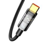 Laptop, Telefoane si Tablete - Telefoane mobile si accesorii - Accesorii Telefoane - Cabluri si adaptoare telefoane - Cablu Baseus Explorer, USB la USB-C, 100W, Fast Charging, 2m, Negru - Infinity.ro