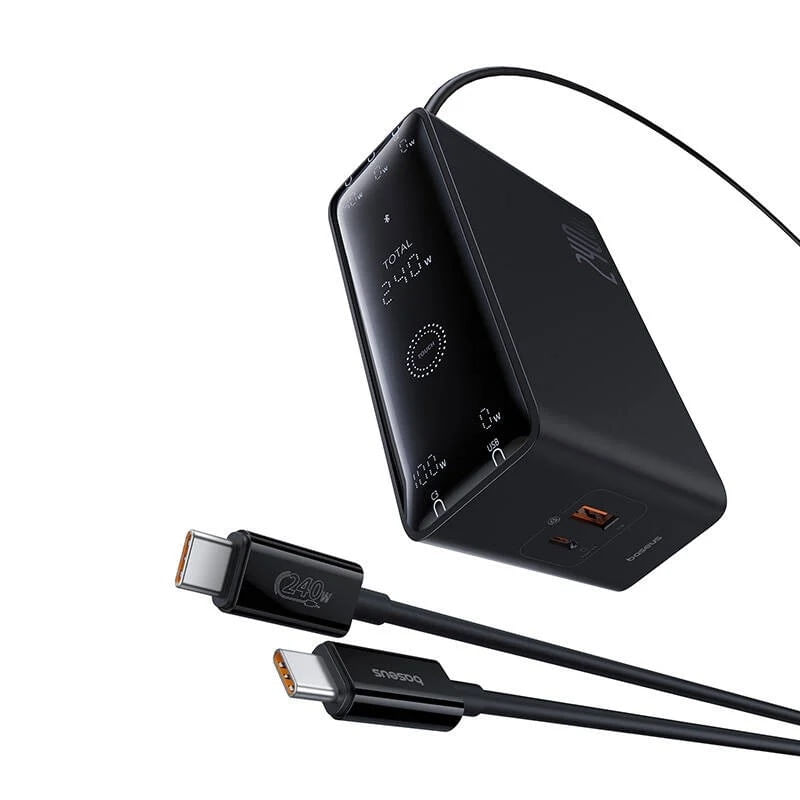 Laptop, Telefoane si Tablete - Laptopuri si accesorii - Accesorii Laptop - Docking stations - Docking Station Baseus Digital GaN Intelligent Desktop 240W Negru - Infinity.ro