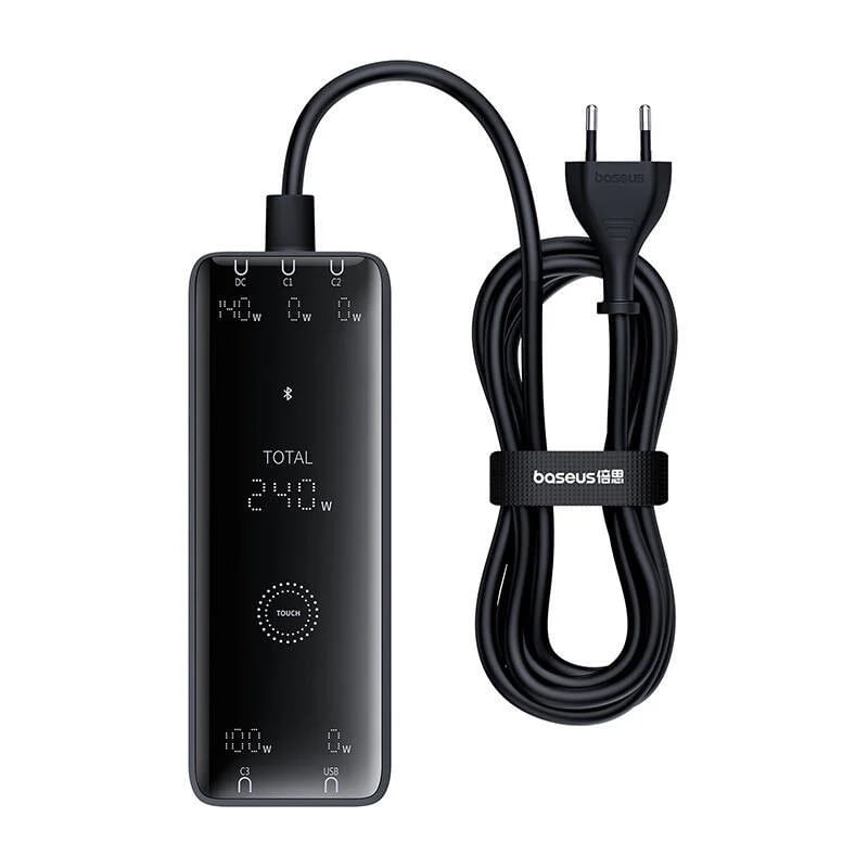 Laptop, Telefoane si Tablete - Laptopuri si accesorii - Accesorii Laptop - Docking stations - Docking Station Baseus Digital GaN Intelligent Desktop 240W Negru - Infinity.ro