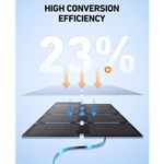 Casa si Gradina - Electrice - Panouri solare si accesorii - Accesorii panouri solare - Kit Statie de alimentare Anker Solix C300X AC cu Panou solar Anker Solix, 60W, portabil - Infinity.ro
