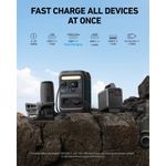 Casa si Gradina - Electrice - Panouri solare si accesorii - Accesorii panouri solare - Kit Statie de alimentare Anker Solix C300X AC cu Panou solar Anker Solix, 60W, portabil - Infinity.ro