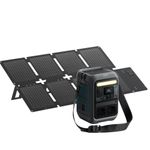 Casa si Gradina - Electrice - Panouri solare si accesorii - Accesorii panouri solare - Kit Statie de alimentare Anker Solix C300X AC cu Panou solar Anker Solix, 60W, portabil - Infinity.ro