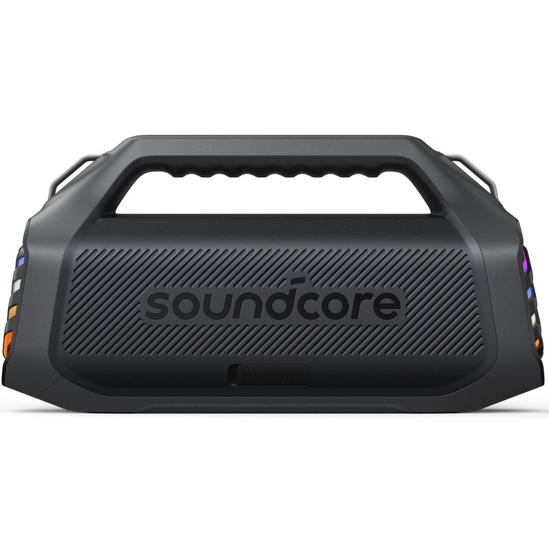 TV, Audio-Video si Foto - Portabile audio - Boxe portabile - Boxa portabila Anker Soundcore Boom 2 Plus, 140W, BassUp 2.0, IPX7, Lumini RGB, Baterie externa, Bluetooth 5.3, Negru - Infinity.ro
