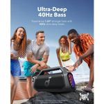 TV, Audio-Video si Foto - Portabile audio - Boxe portabile - Boxa portabila Anker Soundcore Boom 2 Plus, 140W, BassUp 2.0, IPX7, Lumini RGB, Baterie externa, Bluetooth 5.3, Negru - Infinity.ro