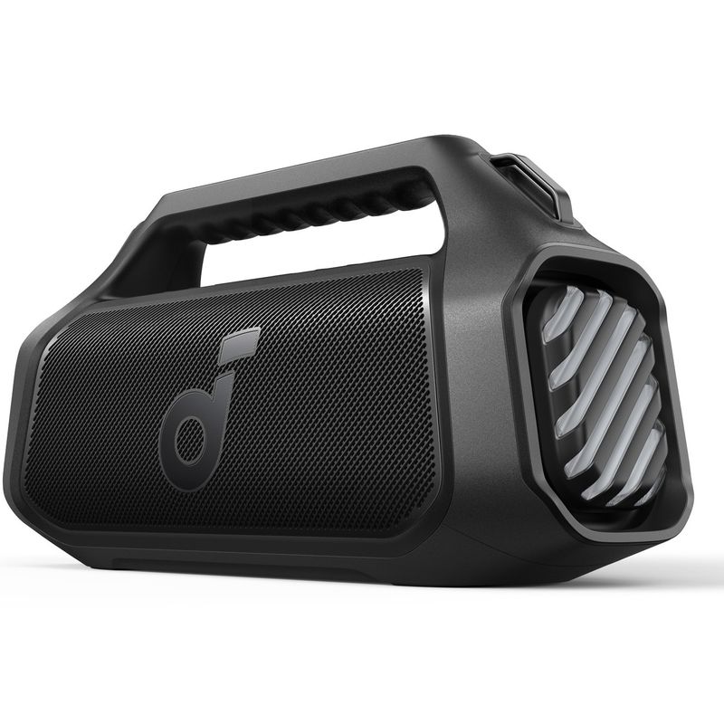 TV, Audio-Video si Foto - Portabile audio - Boxe portabile - Boxa portabila Anker Soundcore Boom 2 Plus, 140W, BassUp 2.0, IPX7, Lumini RGB, Baterie externa, Bluetooth 5.3, Negru - Infinity.ro