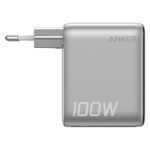 Laptop, Telefoane si Tablete - Telefoane mobile si accesorii - Accesorii Telefoane - Incarcatoare telefoane - Incarcator retea Anker 100W, 2x USB-C, 1x USB-A, Smart-Display, Argintiu - Infinity.ro