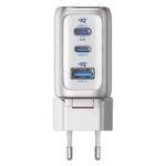 Laptop, Telefoane si Tablete - Telefoane mobile si accesorii - Accesorii Telefoane - Incarcatoare telefoane - Incarcator retea Anker 100W, 2x USB-C, 1x USB-A, Smart-Display, Argintiu - Infinity.ro