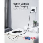 Laptop, Telefoane si Tablete - Telefoane mobile si accesorii - Accesorii Telefoane - Cabluri si adaptoare telefoane - Cablu Anker USB-C la USB-C 0.9m 240W negru - Infinity.ro