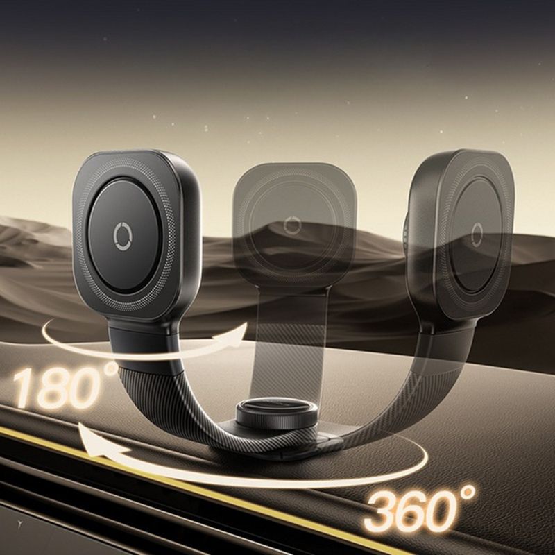 Jucarii, Copii si Bebe - Carucioare si articole de transport - Scaune auto copii - Suport pentru Masina cu Magnet - Baseus PrimeTrip C03 Pro (C0013A01) - Black - Infinity.ro
