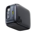 Laptop, Telefoane si Tablete - Telefoane mobile si accesorii - Accesorii Telefoane - Incarcatoare telefoane - Incarcator pentru Priza, CablU Retractabile, 45W - Baseus EnerCore CJ11 (E0120G00) - Cosmic Black - Infinity.ro