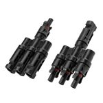 Casa si Gradina - Electrice - Panouri solare si accesorii - Accesorii panouri solare - Cablu conector de incarcare solara Anker Solix MC4 cu 3 porturi Negru - Infinity.ro