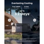 Electronice si Electrocasnice - Aparate frigorifice - Frigidere - Frigider portabil Anker Solix EverFrost 2 Powered Cooler 58L, cu baterie inclusa, Gri - Infinity.ro