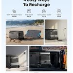 Electronice si Electrocasnice - Aparate frigorifice - Frigidere - Frigider portabil Anker Solix EverFrost 2 Powered Cooler 58L, cu baterie inclusa, Gri - Infinity.ro