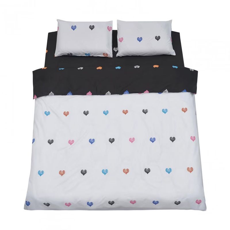 Casa si Gradina - Textile si covoare - Lenjerii de pat - Seturi de lenjerie - Lenjerie De Pat King Size Microfibra, Multicolor - Infinity.ro