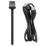 Electronice si Electrocasnice - Ingrijirea locuintei - Aspiratoare - Aparat de curatat scame 7200 rotatii/min, 6 lame inox, capacitate 90 ml, 5 W, USB-C, Negru - Infinity.ro