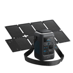 Casa si Gradina - Electrice - Panouri solare si accesorii - Accesorii panouri solare - Kit Statie de alimentare Anker Solix C300X DC cu Panou solar Anker Solix, 60W, portabil - Infinity.ro