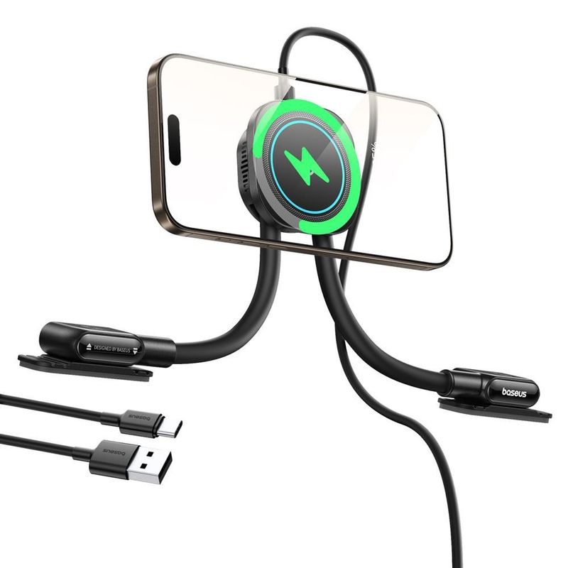 Jucarii, Copii si Bebe - Carucioare si articole de transport - Scaune auto copii - Suport pentru Masina cu Magnet - Baseus PrimeTrip C03s Pro (C0013B01) - Black - Infinity.ro