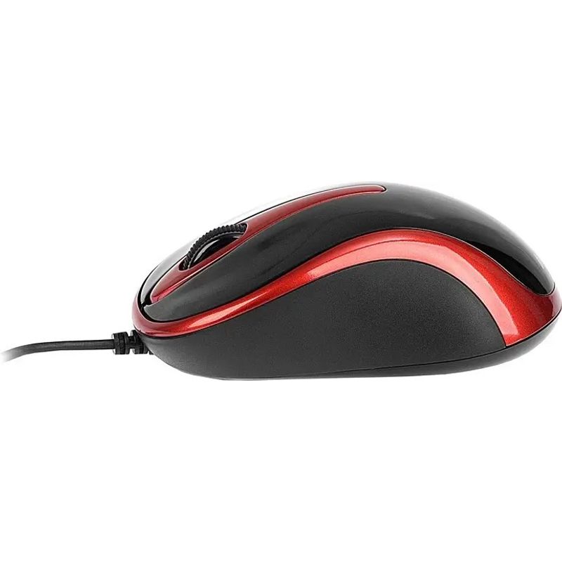 PC, gaming si accesorii - Periferice PC - Mouse - Mouse A4tech N-350-2 cu fir USB optic 1000dpi butoane/scroll 3/1 negru/rosu - Infinity.ro