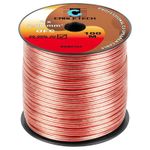 TV, Audio-Video si Foto - Accesorii TV si audio - Cabluri si adaptoare audio - Cablu 10m difuzor OFC cupru 2x2mm2 transparent Cabletech KAB0324-10 - Infinity.ro