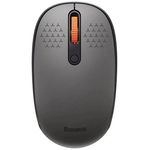 PC, gaming si accesorii - Periferice PC - Mouse - Mouse Baseus B01055503833-00 wireless 2.4GHz si Bluetooth optic 800/1200/1600dpi butoane/scroll 3/1 gri - Infinity.ro