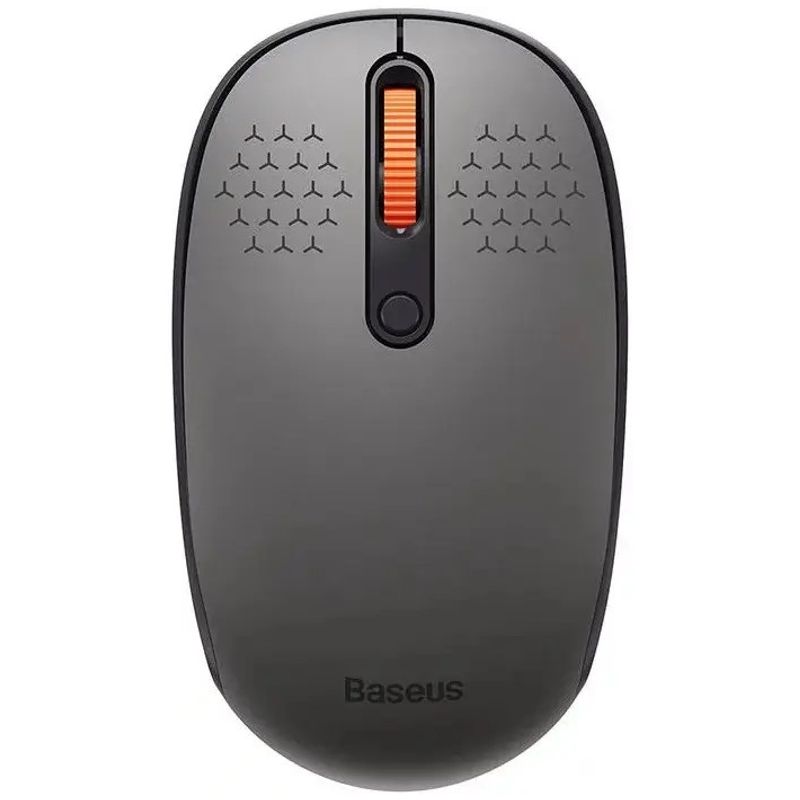 PC, gaming si accesorii - Periferice PC - Mouse - Mouse Baseus B01055503833-00 wireless 2.4GHz si Bluetooth optic 800/1200/1600dpi butoane/scroll 3/1 gri - Infinity.ro