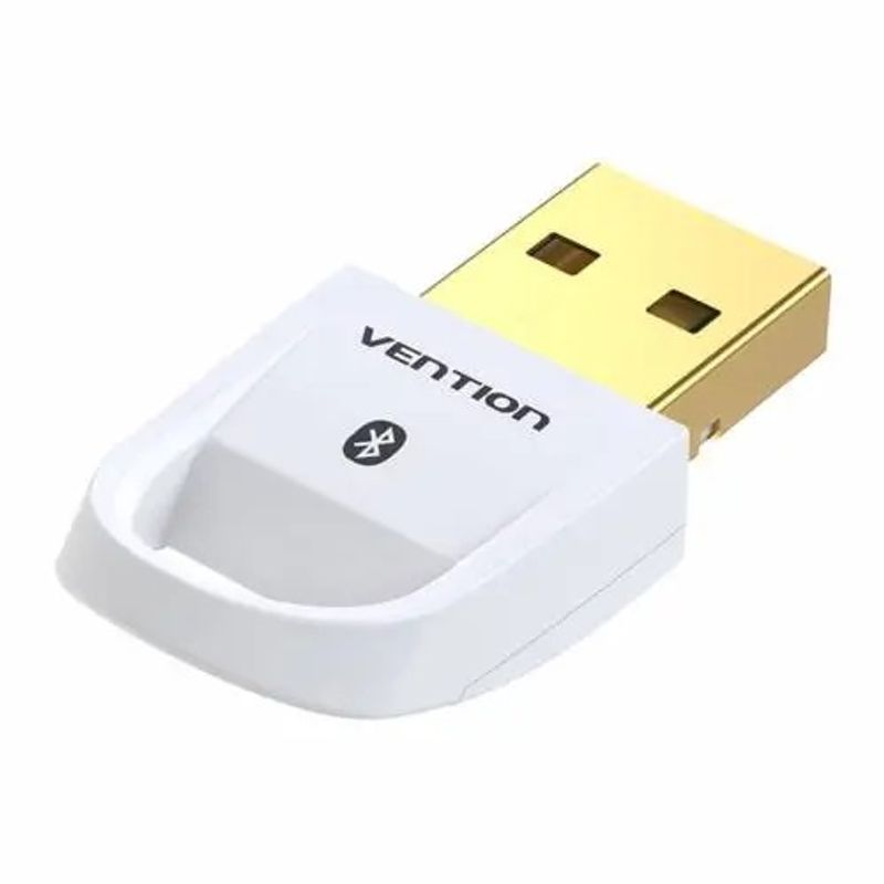 PC, gaming si accesorii - Retelistica - Adaptor Bluetooth 5.0 Vention CDSW0 conectare prin USB 2.0 max 20m antena interna alb - Infinity.ro