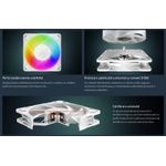 PC, gaming si accesorii - Componente PC - Coolere si Ventilatoare PC - Ventilator P12 Pro A-RGB 120x120x25mm PWM 600-3000rpm 4-pin alb ARCTIC ACFAN00311A - Infinity.ro