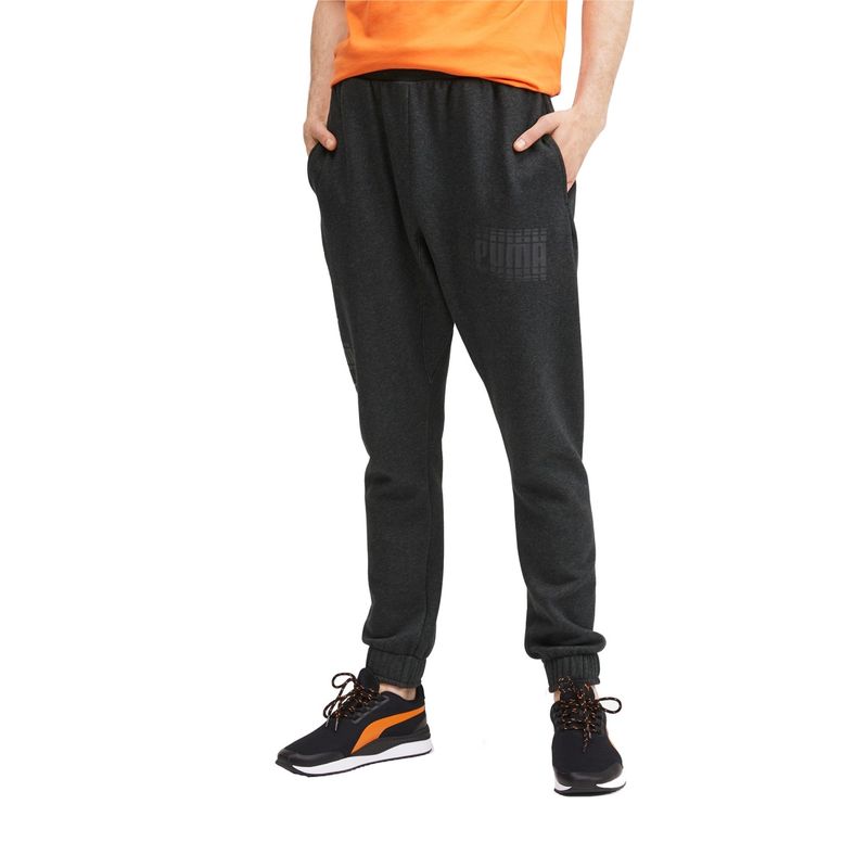 Sport si Outdoor - Echipament Sportiv - Imbracaminte sport - Pantaloni sport - Pantaloni sport barbati Puma Rebel Bold Gri - Infinity.ro