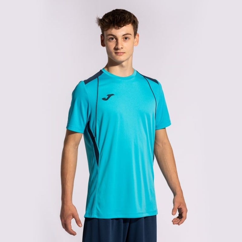 Sport si Outdoor - Echipament Sportiv - Imbracaminte sport - Tricouri sport - Tricou Joma Championship VII turcoaz XS - Infinity.ro