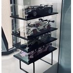Casa si Gradina - Mobilier - Organizare si depozitare - Cutii depozitare - Cutie vitrina acrilica pentru expunere, cu oglinda, Anti-praf, 20x20x25 cm, compatibila lego, figurine - Infinity.ro