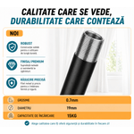 Casa si Gradina - Textile si covoare - Perdele si draperii - Accesorii perdele si draperii - Galerie extensibila pentru perdea si draperie, 76-228 cm, bara metalica negru mat, pentru living, dormitor, bucatarie - Infinity.ro